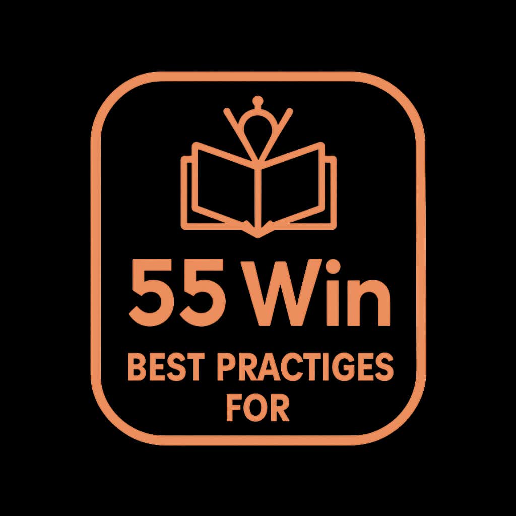 Icon representing best practices for 55 Win.