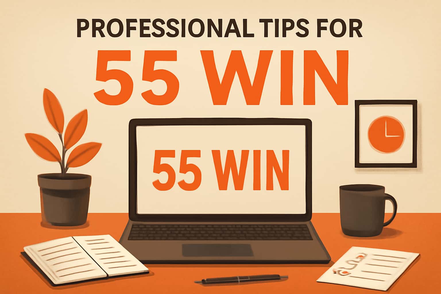 A visual representation of professional tips for enhancing user experience on the 55 Win platform.