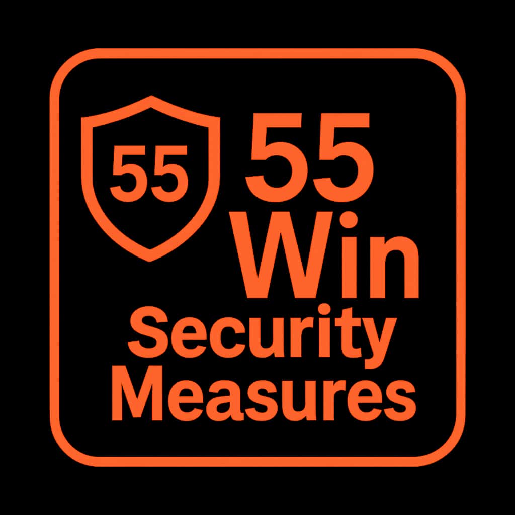 Icon representing the guide for 55 Win Security Measures.