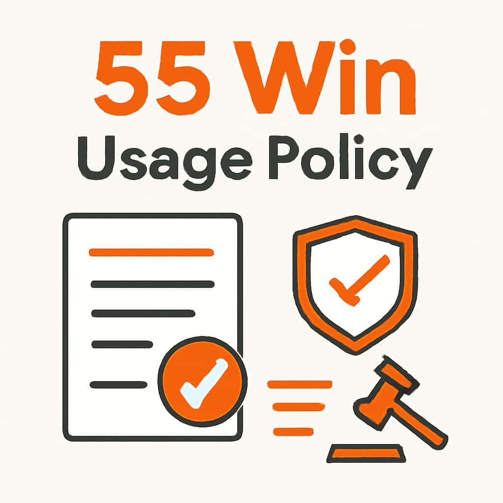 An educational diagram related to the 55 Win Usage Policy.