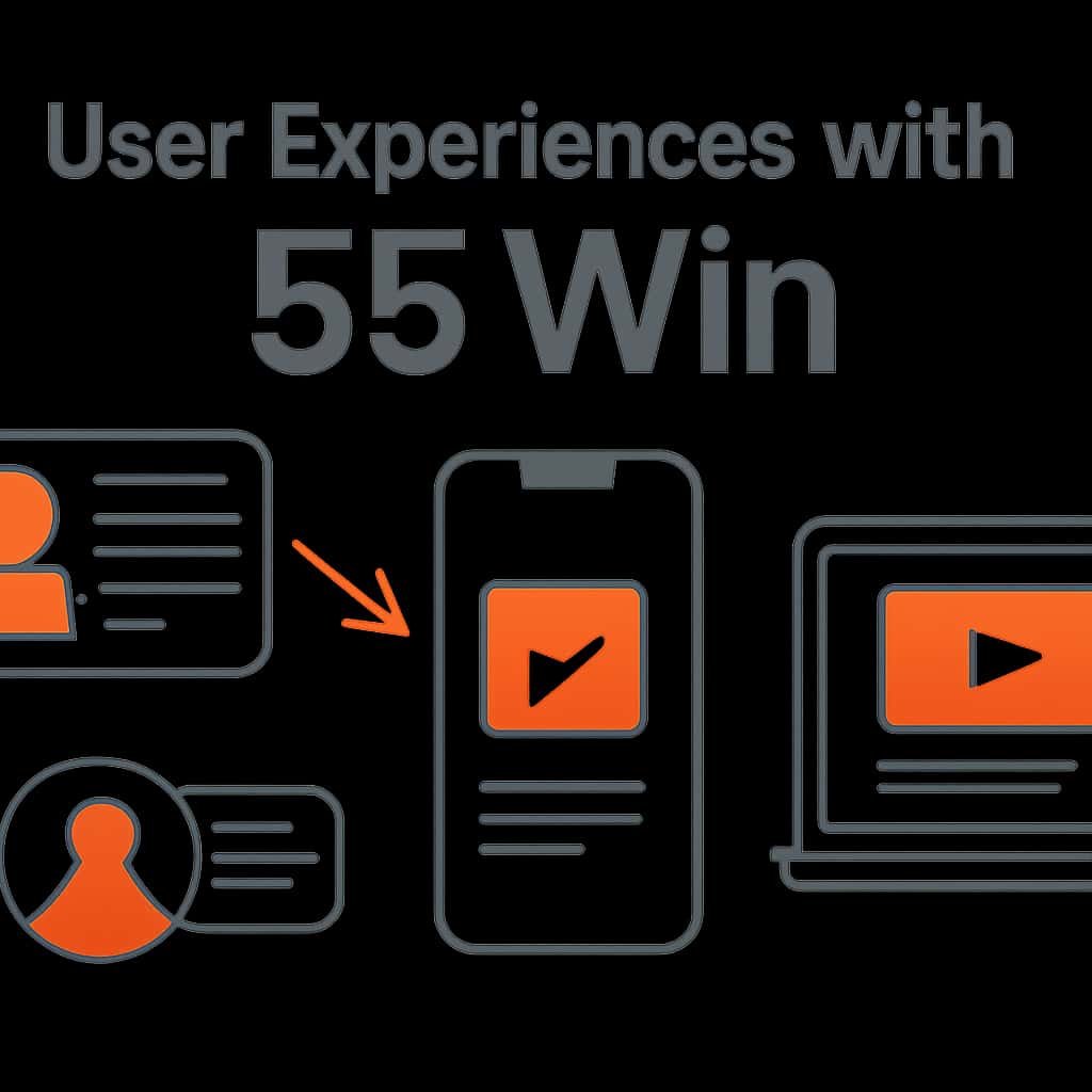 An educational illustration related to User Experiences with 55 Win.