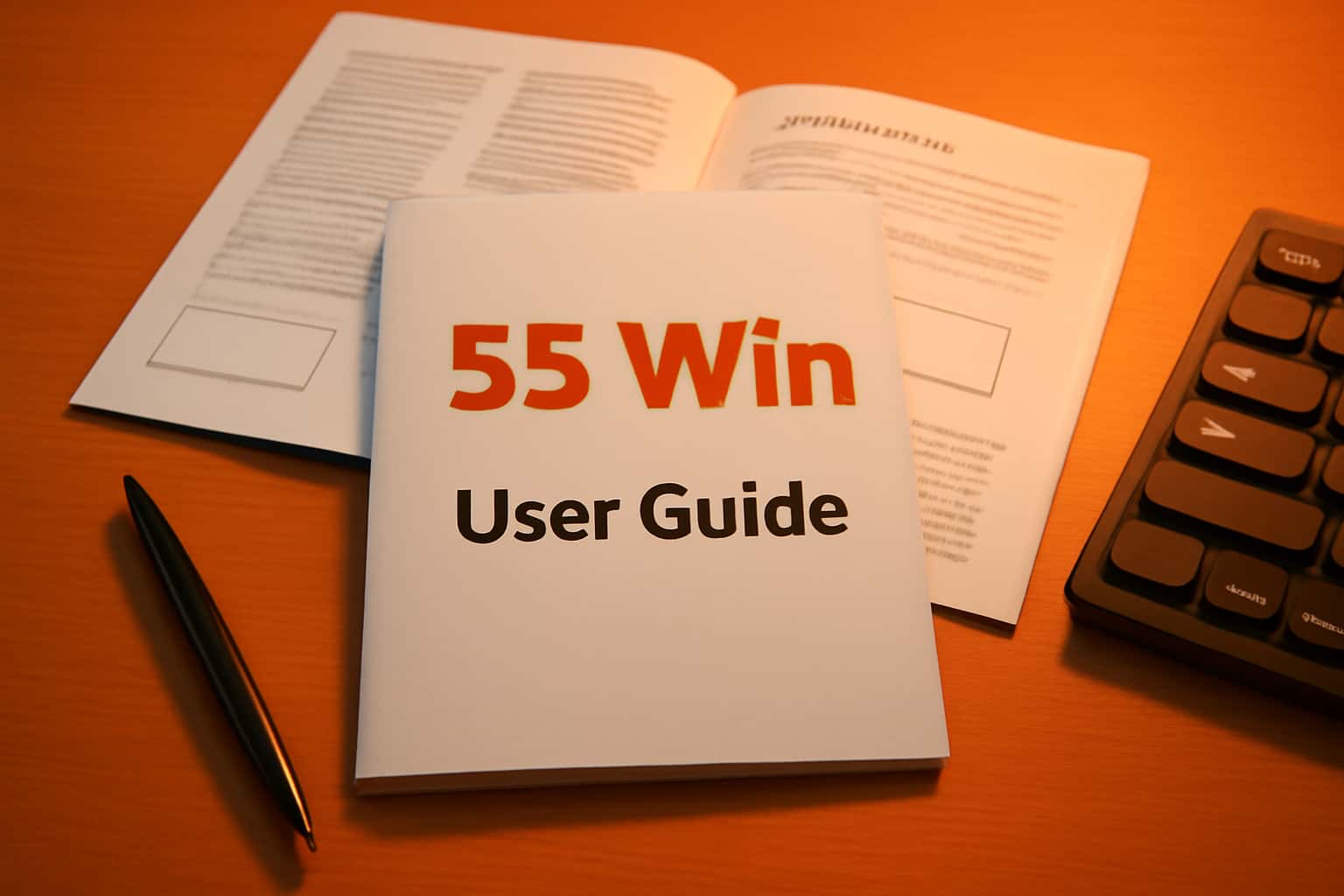 Visual representation of the 55 Win User Guide concept.
