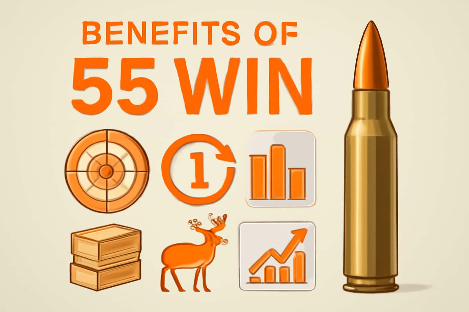 A visual representation highlighting the benefits of the 55 Win platform.